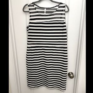 Black and White Stripped Dress